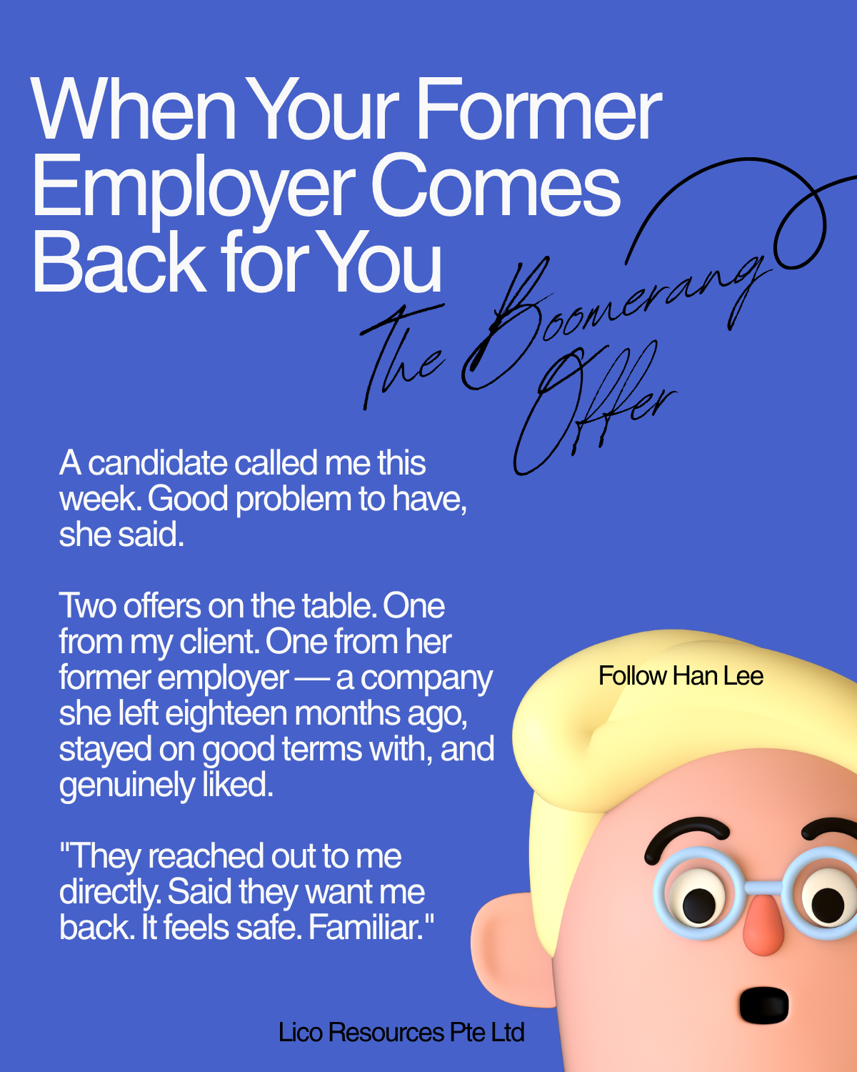 The Boomerang Offer — slide 1